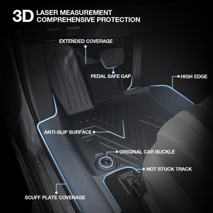 Ausgo 4WD USA Waterproof TPE Car Mats for Toyota RAV4 2019-2025