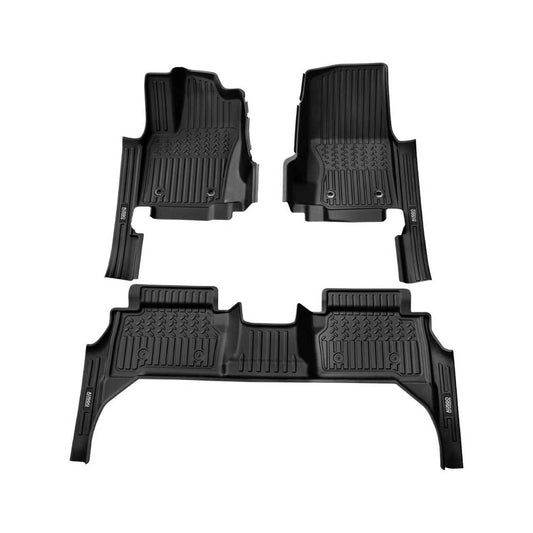 7D Car Floor Mats for Toyota Tacoma Double Cab Auto Tran 2024 2025 2026--Next-Level Super Coverage