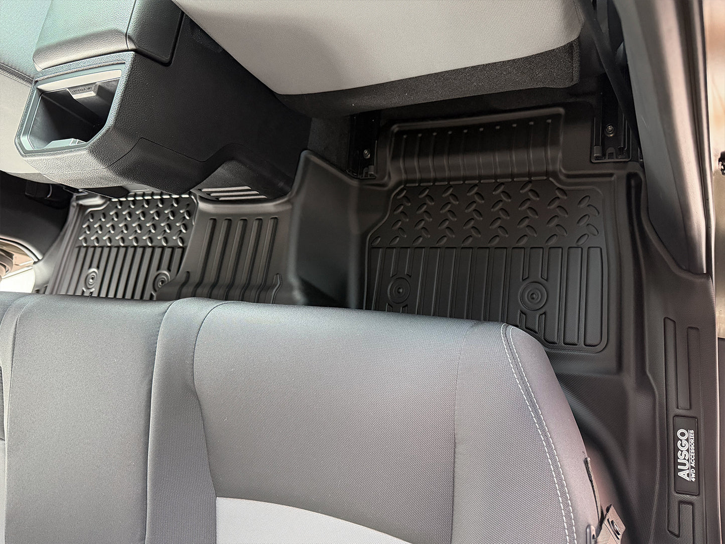 7D Car Floor Mats for Toyota Tacoma Double Cab Auto Tran 2024 2025 2026--Next-Level Super Coverage