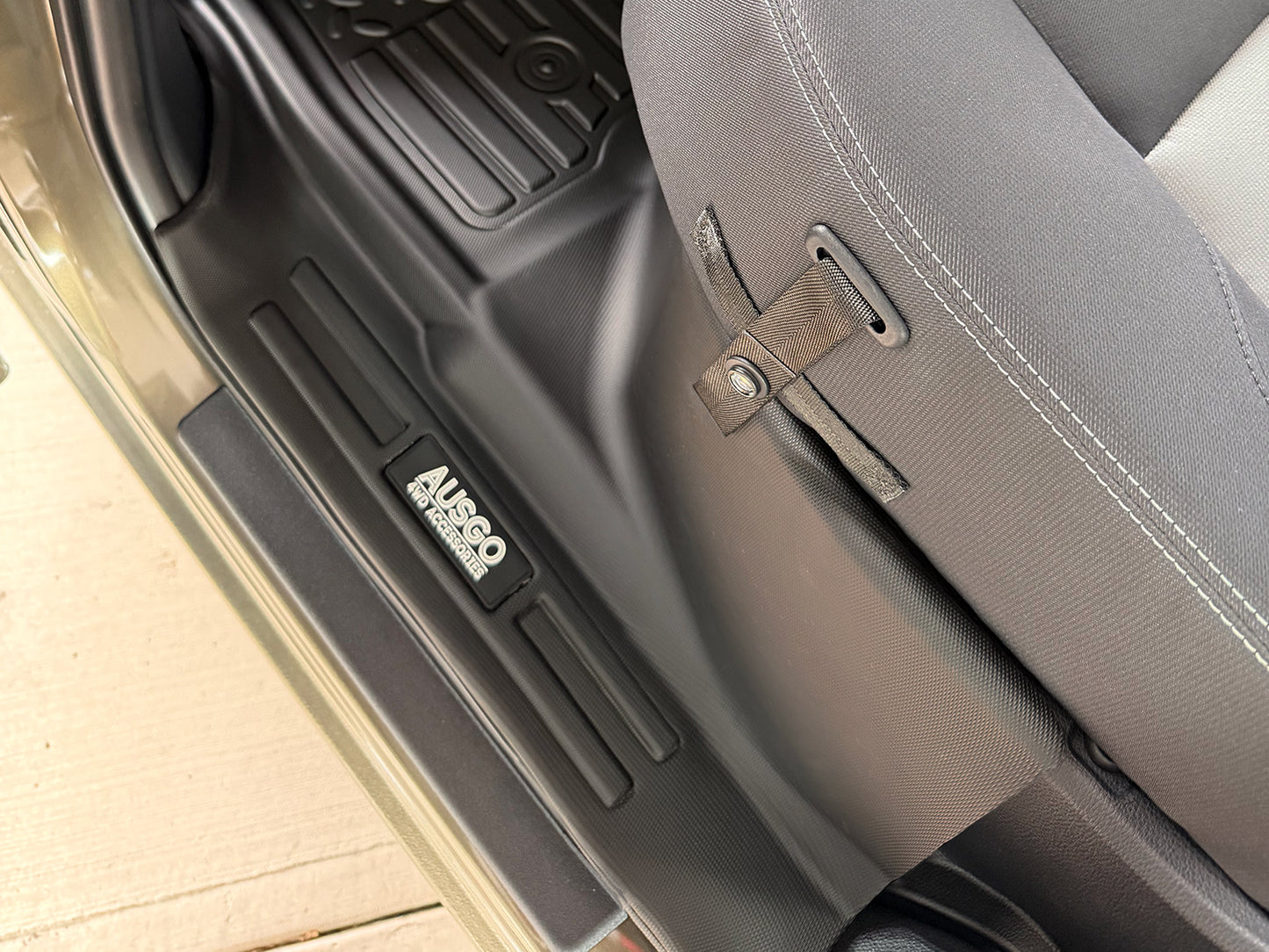7D Car Floor Mats for Toyota Tacoma Double Cab Auto Tran 2024 2025 2026--Next-Level Super Coverage